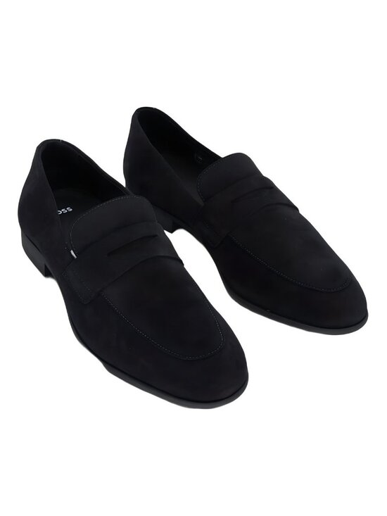 Hugo Boss Men\'s Gavrie Suede Dress Loafer Navy Size 9.5M EU 42.5 main image 3